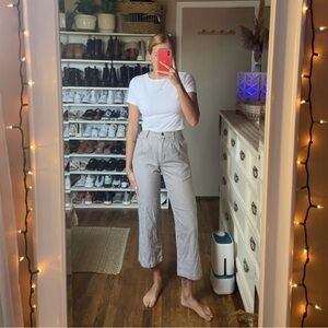 Urban outfitters striped high waisted pants